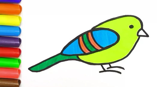 Как легко нарисовать птицу смотреть онлайн