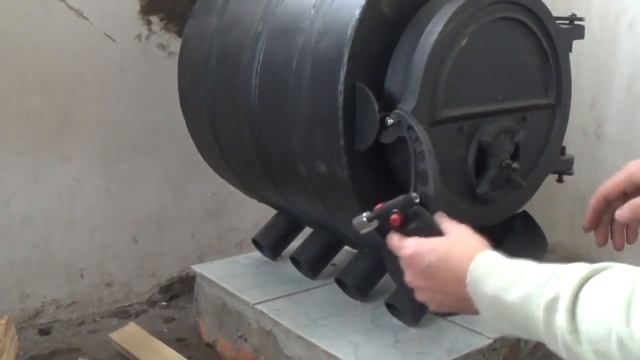 Установка и запуск отопительной печи Буллерьян (Бренеран) смотреть онлайн