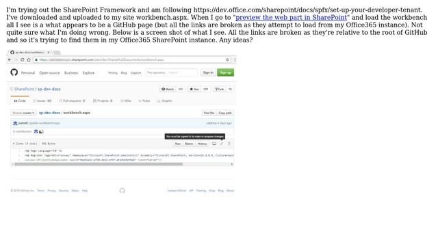 Sharepoint: SharePoint Framework and workbench.aspx (3 Solutions!!) смотреть онлайн