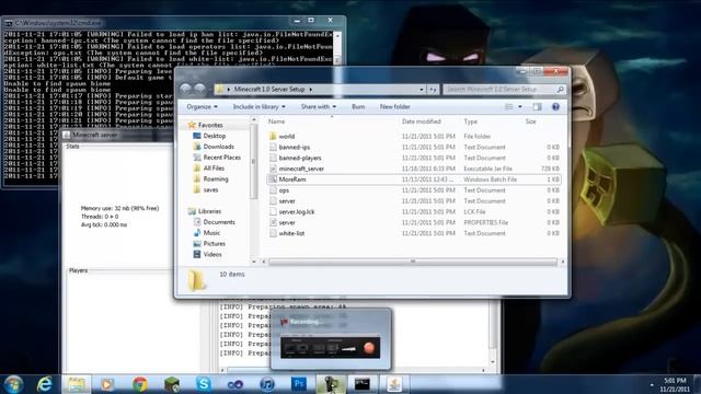 Minecraft 1.0.0 Server Tutorial! Part 1 "Setup" (Windows) смотреть онлайн