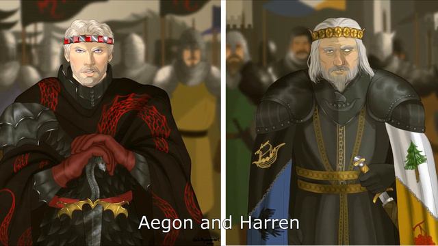 Aegon's first foe: Harren the Black - Game of Thrones lore смотреть онлайн