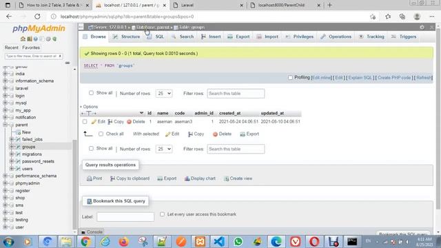 How to Join 2 Table, 3 Table & How to Use hasMany, belongsToMany in Laravel смотреть онлайн