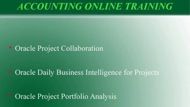 Live Oracle Project Accounting Online Training by Real Time Experts смотреть онлайн