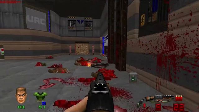 Brutal Doom: 180 Minutes Pour Vivre: Map 02 Yttrium UV 100% смотреть онлайн