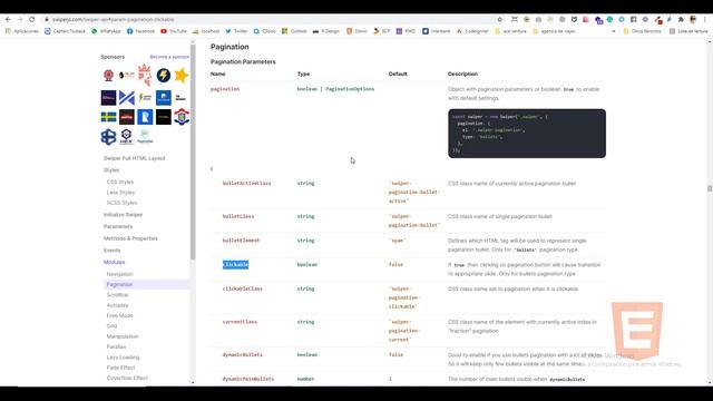 4. Ejemplo 3 swiper js. Slider items con paginación смотреть онлайн