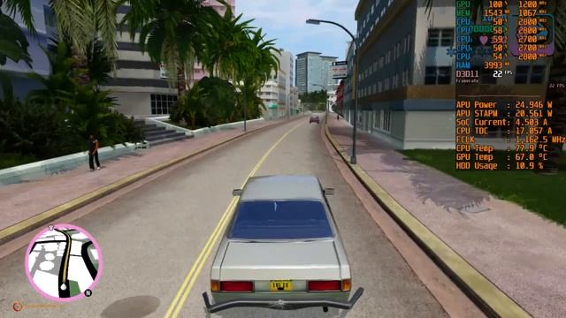 GTA Trilogy Definitive Edition Gameplay | AMD Ryzen 3 3200U Vega 3 смотреть онлайн