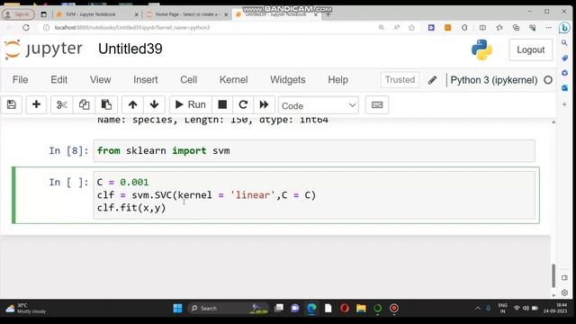 SVM IN Python смотреть онлайн