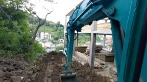 Стрела робот наглядно. мини экскаватор. Hanix sb300.