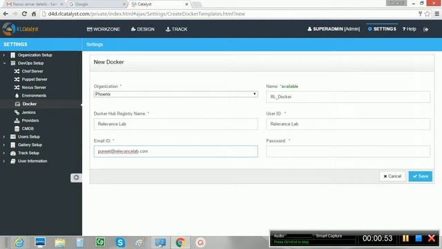 Making settings for Docker смотреть онлайн