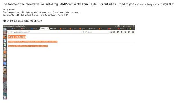 Ubuntu: Ubuntu linux 16.04 LTS localhost/phpmyadmin empty смотреть онлайн