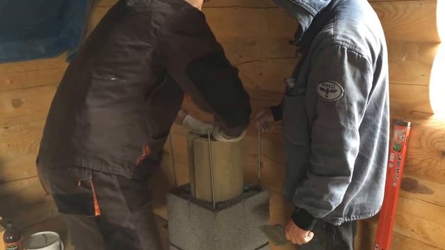 Монтаж керамического дымохода смотреть онлайн