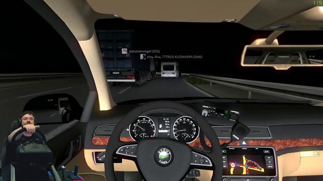 Путешествие по дороге дураков на домах на колёсах Euro Truck Simulator 2 + руль Fanatec ClubSport смотреть онлайн