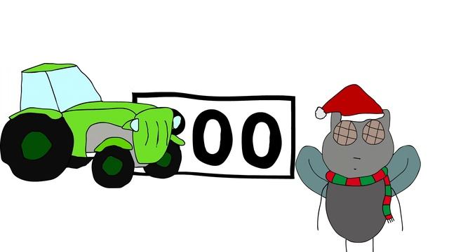 300 подписчиков | Анимация мем про тракториста