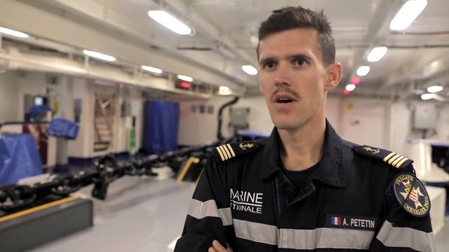 Lt Cdr Antoine Petetin, French Navy, Embarked USS Gerald R. Ford On North Atlantic Deployment