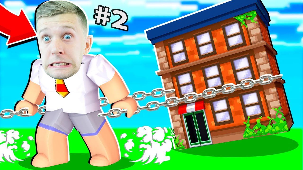 СИМУЛЯТОР КАЧКА-ТЯГАЧА #2 ! НАРАСТИЛ СЕБЕ ГРУДУ МЫШЦ в ROBLOX! смотреть онлайн