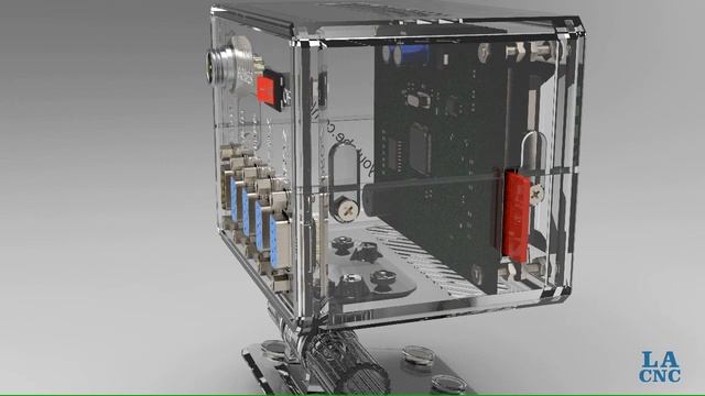 LACNC - автоматический токарный станок с УЦИ и ЧПУ. Сборка блока индикации. смотреть онлайн