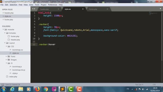 Bootstrap : Comment Créer une barre de navigation 2 #7 смотреть онлайн