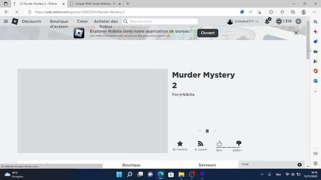 Eclipse MM2 Script (Roblox) "2022" смотреть онлайн