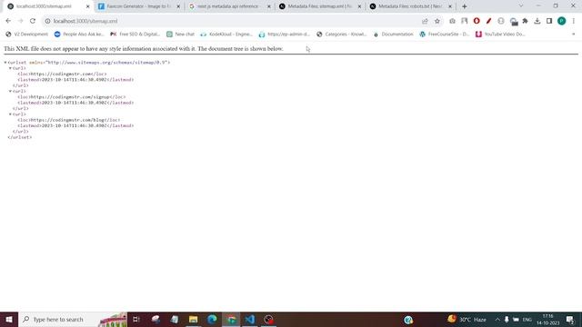 Next JS SEO: Create Sitemap | Robots text | OG URL | Meta Tags | Part -15 смотреть онлайн