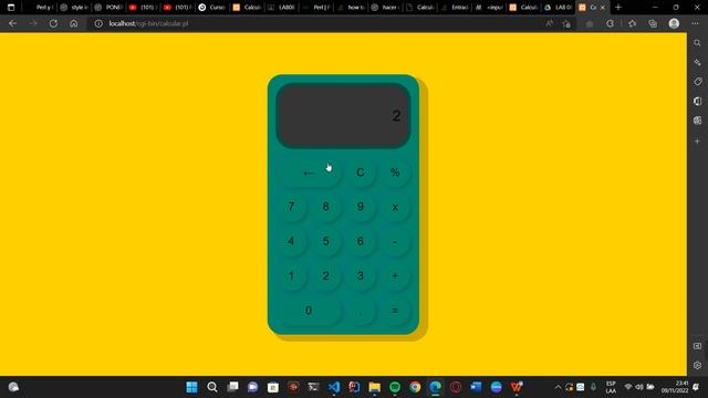 CALCULADORA CGI PERL HTML CSS смотреть онлайн