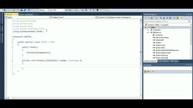 C# 32: Connect and Create SQLite database with C# (Each Step Explained) смотреть онлайн