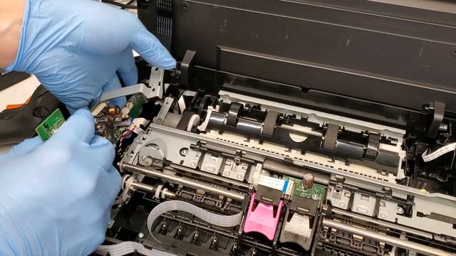 Taking Apart HP ENVY 4520 Printer for Parts or Repair How To смотреть онлайн