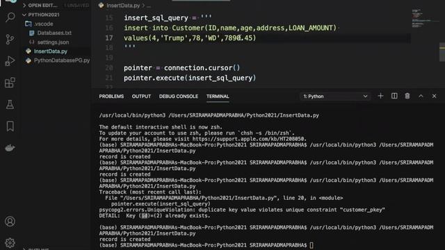 Data Science - PostgreSQL Database using Python Programming смотреть онлайн