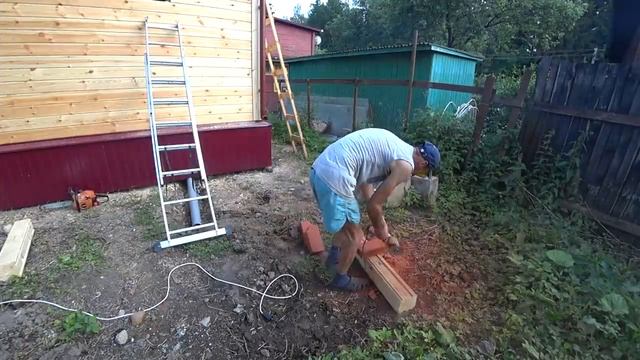 Баня размером 4х4 под КЛЮЧ, с режимом САУНЫ, маленькая да удаленькая! От лица плотника. смотреть онлайн