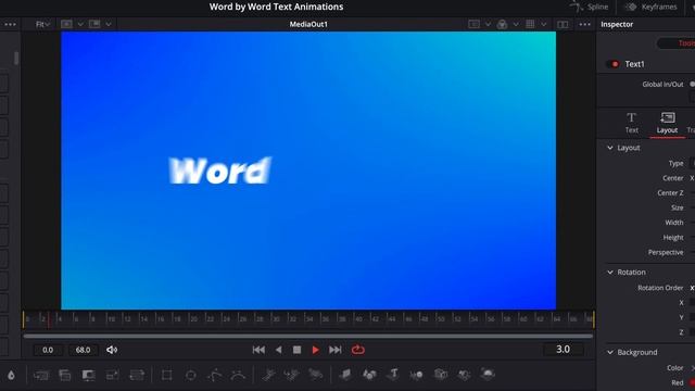 Word By Word Animations IN ONE Text Node! - DaVinci Resolve