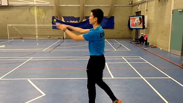 Badminton forearm rotation practice смотреть онлайн