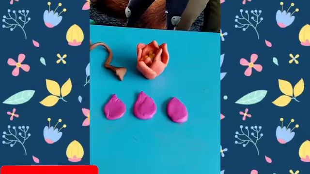Лотос из пластилина 🌺🌸🏵️ смотреть онлайн