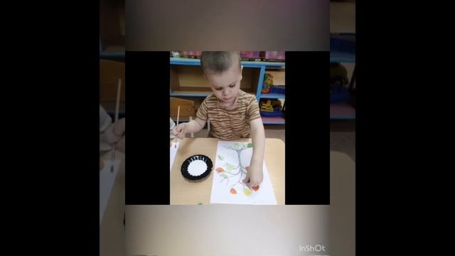 Аппликация "Осенний листопад" смотреть онлайн
