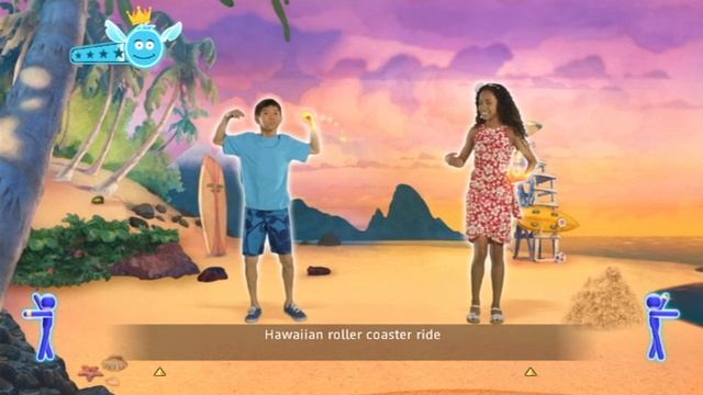 Hawaiian Roller Coaster Ride | Just Dance: Disney Party (Wii) смотреть онлайн