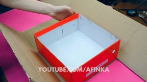 DIY Органайзеры / Комод из картона / Организация косметики СВОИМИ РУКАМИ ? Afinka