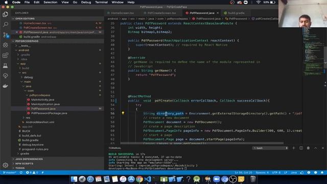 How to create pdf file in react native to android native function call with image show? смотреть онлайн