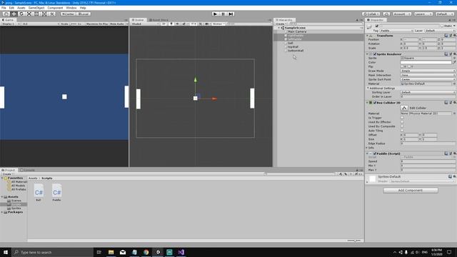 How to Make a 2D Pong in Unity 2020 - 6. Ball Speed смотреть онлайн
