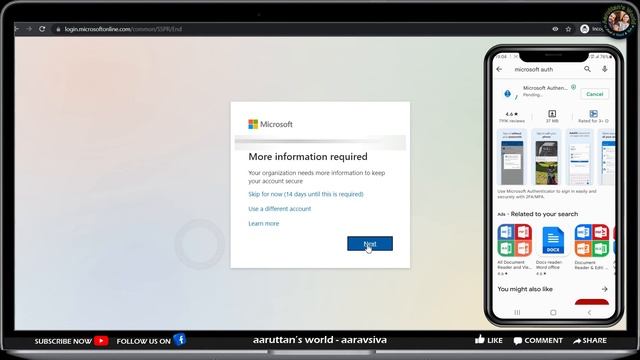 How to Set-Up Multi-Factor Authentication (MFA) in Microsoft 365 & Teams | Microsoft Auth App смотреть онлайн