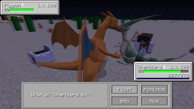 Битвы Покемонов в Minecraft #2 Graveler vs Flygon смотреть онлайн