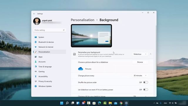 How to Change Your Windows 11 Wallpaper | How To Change Desktop Background image in Windows 11 смотреть онлайн