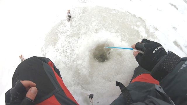 Открытие зимней рыбалки по тонкому льду. Выручил по щуке Балансир Lucky John NORDIC 4 смотреть онлайн