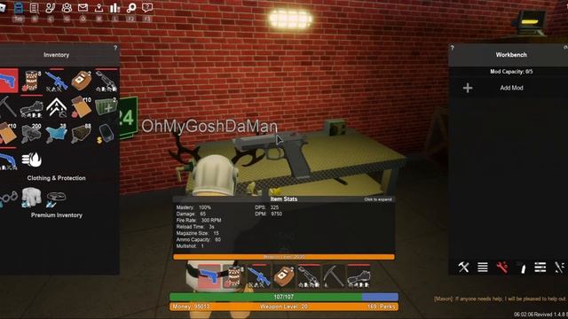 Roblox Rise Of The Dead, M9 legacy pistol смотреть онлайн