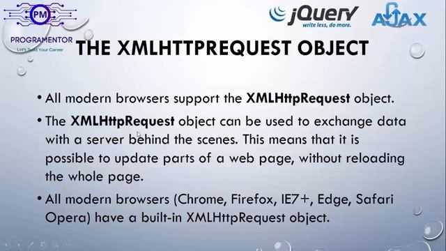 03 | XMLHttpRequest In AJAX | XMLHttpRequest Object In jQuery Ajax | Learn jQuery AJAX (Hindi/Urdu) смотреть онлайн