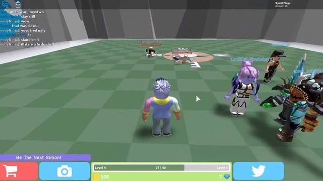 ALL CODES IN SIMON SAYS!! | TSUNAMI UPDATE (ROBLOX) смотреть онлайн