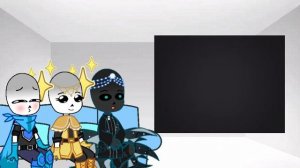 Реакция Дрима и Найтмера +гость на свою маму. (Ау)