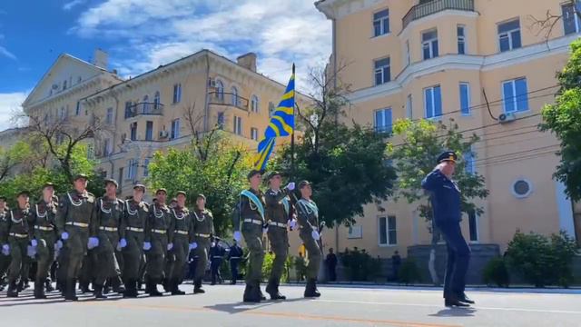 Курсанты ВУЦ АГУ готовятся к Параду Победы! смотреть онлайн