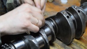 Подготовка коленвала Москвич 412 | Доустановка ГБО