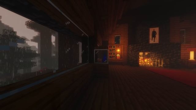 Minecraft Relaxing Music and Rain for 10 Hours | Sleep, Study, & Relax | Rain & Visuals смотреть онлайн