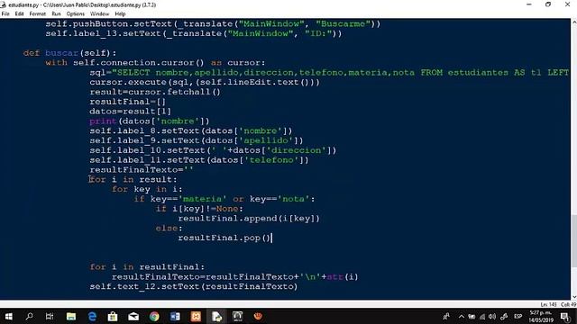 Interfaz QTDESIGNER y BD MYSQL usando PYMYSQL(insertar datos) 2019 смотреть онлайн