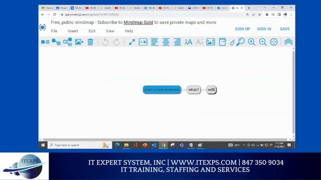 Collecting Requirement using Mind Maps | Business Analysis Training | IT Expert System, INC смотреть онлайн