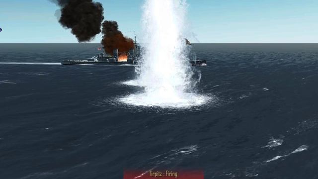 Atlantic Fleet HMS Anson VS Tirpitz смотреть онлайн